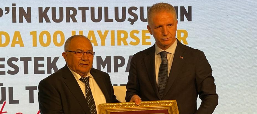 100. Yılında 100 Hayırsever Kampanyası Ödül Töreninde 